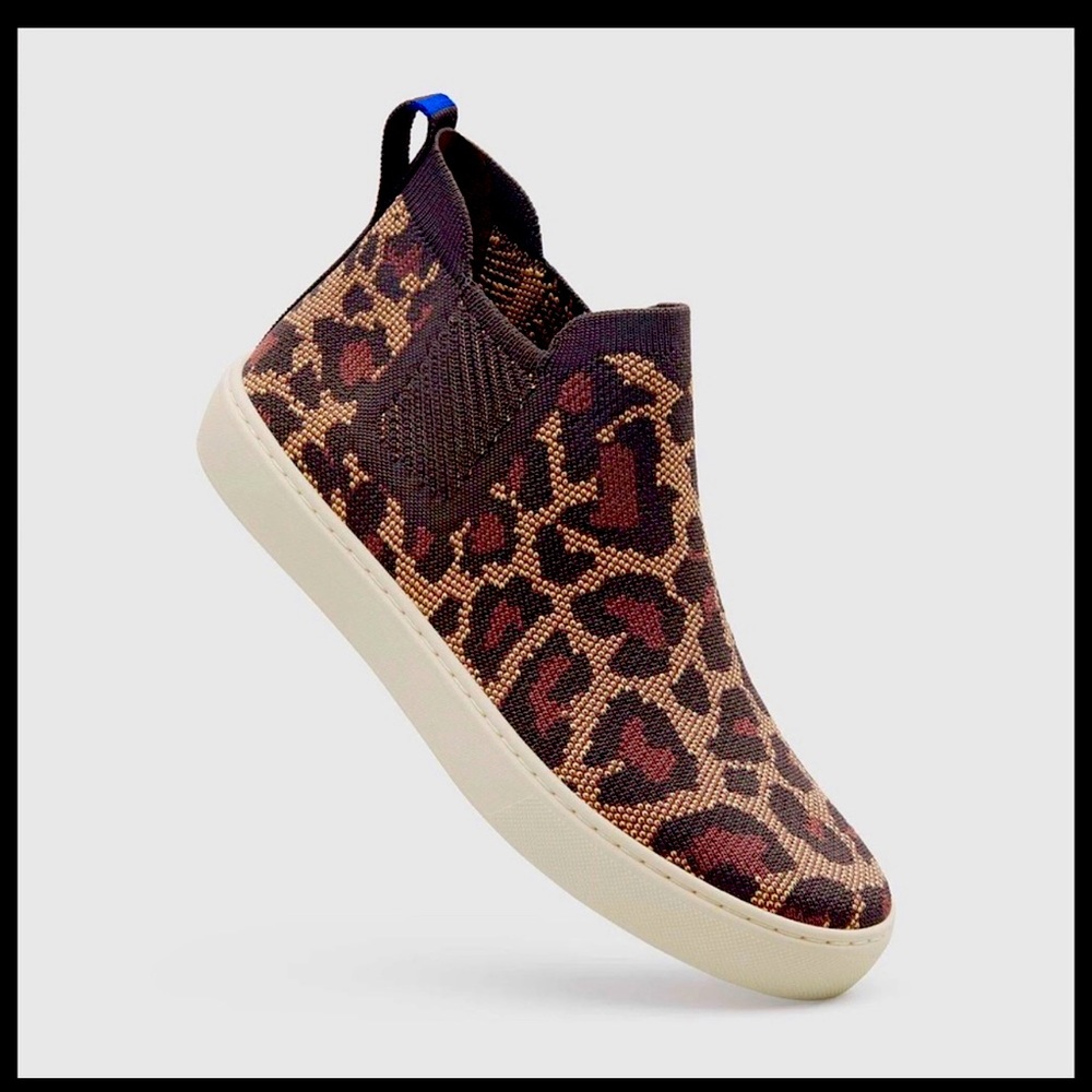 Rothy’s Chelsea Sneaker Leopard Print